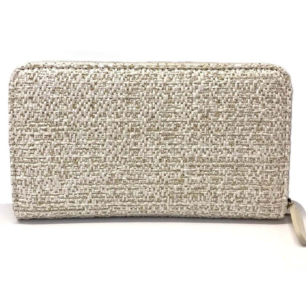 CHANEL White Deauville Wallet - Picture 2 of 7